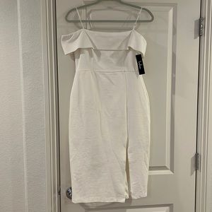Lulus White Body Con Dress - never worn!!!